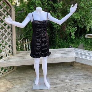 Spaghetti Strap black cocktail dress